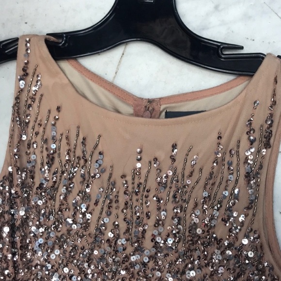 Adrianna Papell illusion cocktail dress - Picture 4 of 4